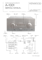 Kenwood A-1001-Service-Manual